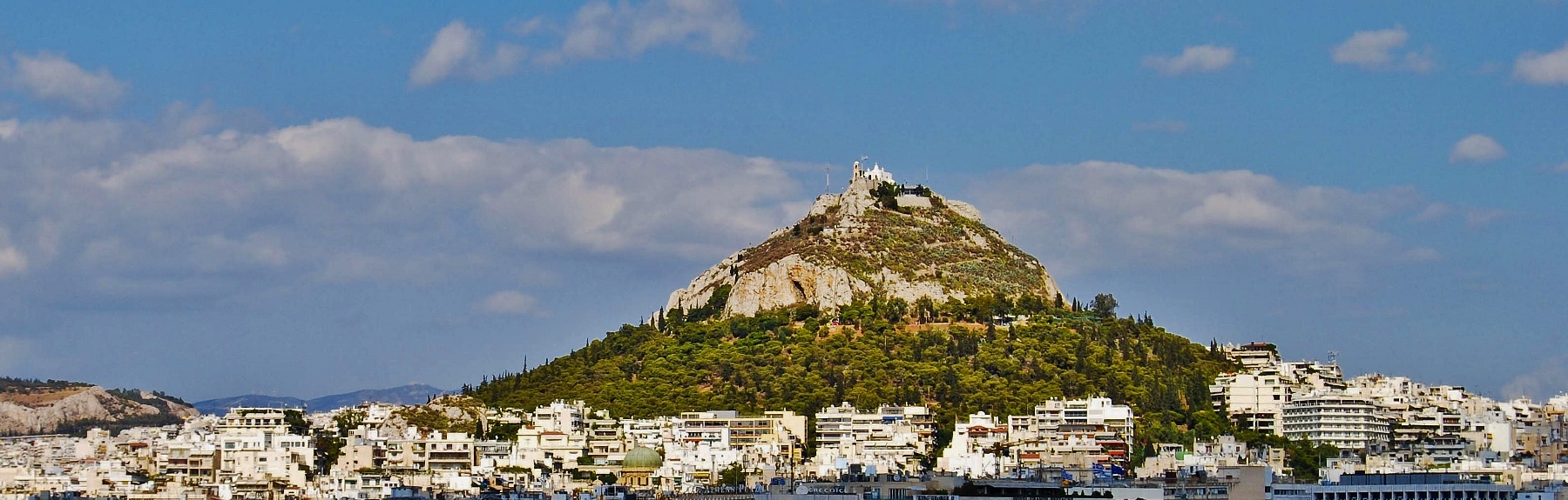 Overnachting in Athene - mount Lykavittos